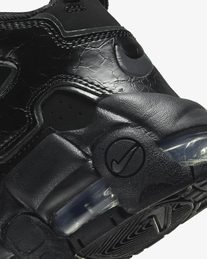 Younger Kids 3 8211 7 Years Kids Nike Air More Uptempo Blackblackanthracite