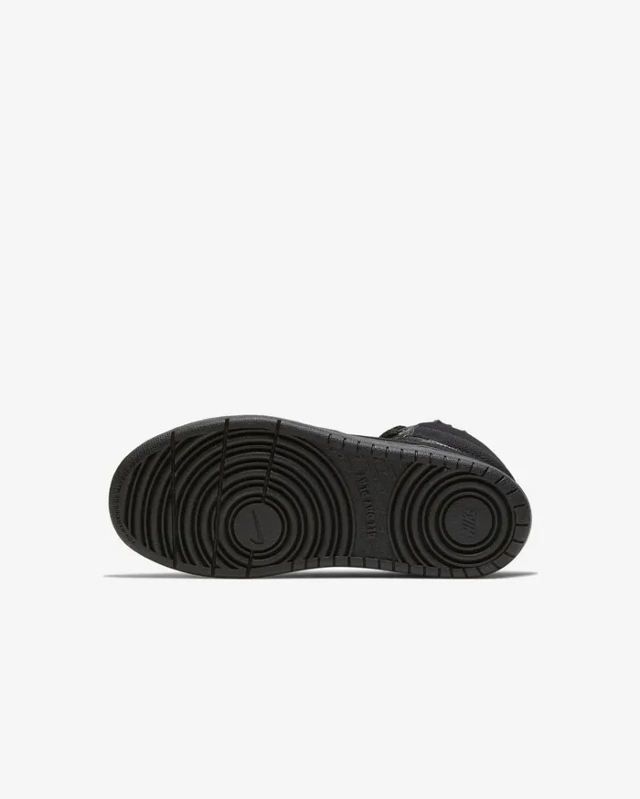 Younger Kids 3 8211 7 Years Kids Nike Court Borough Mid 2 Blackblackblack