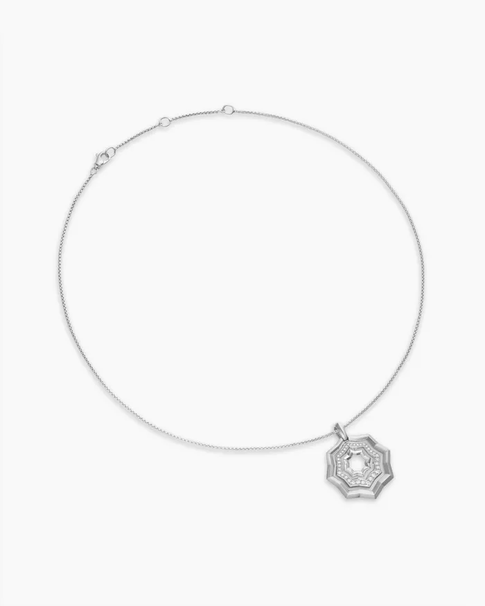 Zig Zag Stax Pendant Necklace In Sterling Silver With Diamonds 28mm Women David Yurman Pendant Zig Zag Stax Pendant Necklace In Sterling Silver With Diamonds 28mm Women David Yurman Pendant