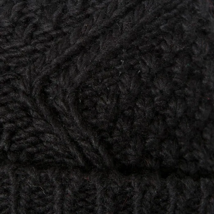 Zyra Knitted Bobble Hat Black Women Trespass Hats